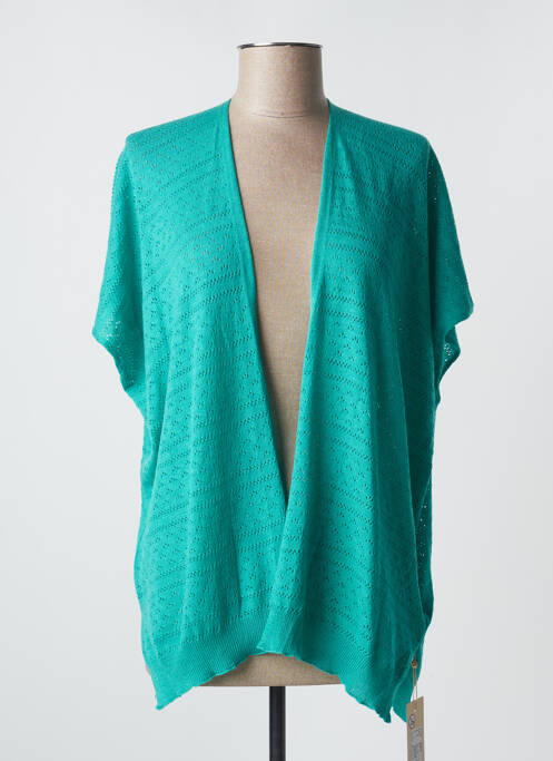 Vestă cu mâneci scurte verde CREAM femeie