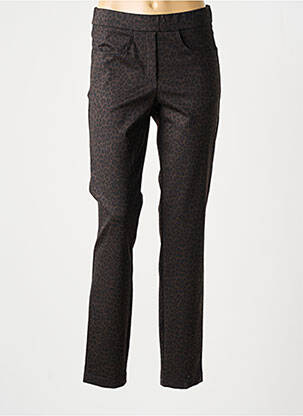 Jegging țesătură jersey mărime normală maro ADELINA BY SCHEITER femeie