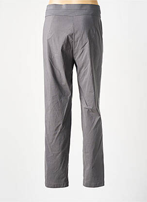 Pantalon drept talie elastică gri ANNA MONTANA femeie