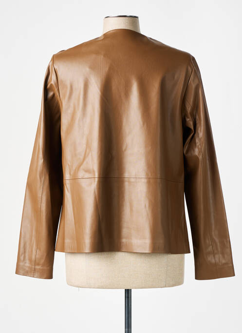 Geci din piele ecologică maro BARBARA LEBEK femeie