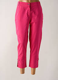 Pantalon trei sferturi buzunare roz GUY DUBOUIS femme