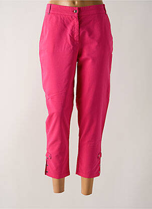 Pantalon trei sferturi buzunare roz GUY DUBOUIS femme