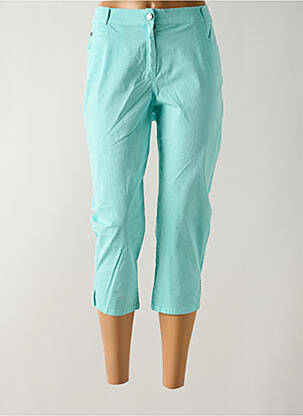 Pantalon trei sferturi buzunare albastru GUY DUBOUIS femeie
