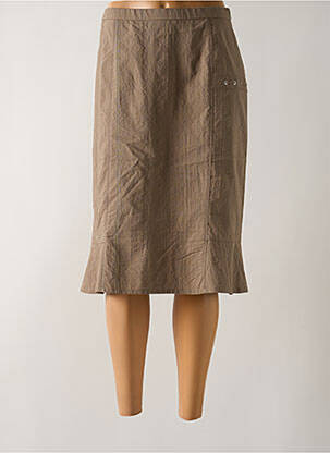 Fustă midi bej GUY DUBOUIS femeie