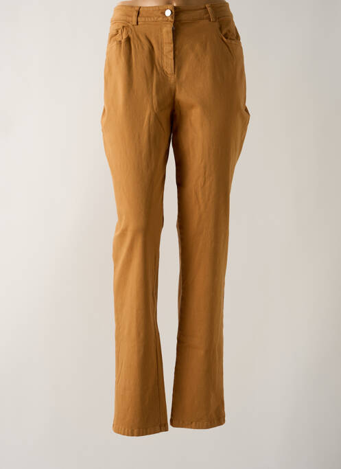 Pantalon drept bej GUY DUBOUIS femeie