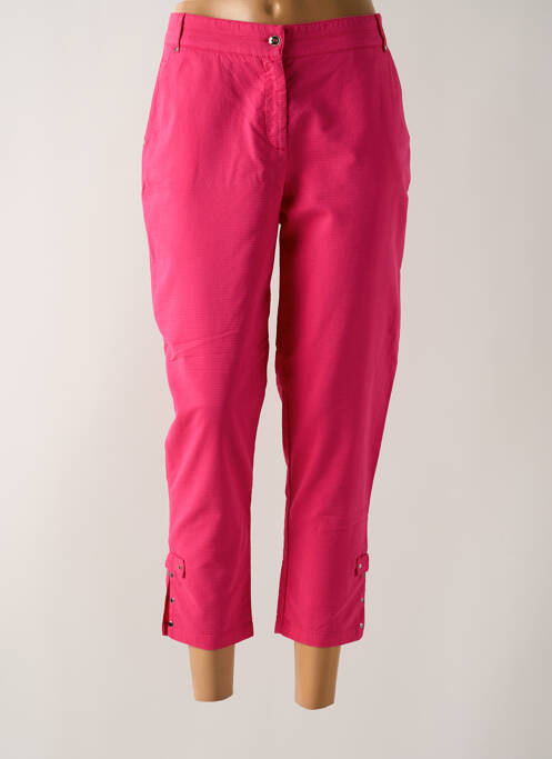 Pantalon trei sferturi roz GUY DUBOUIS femeie