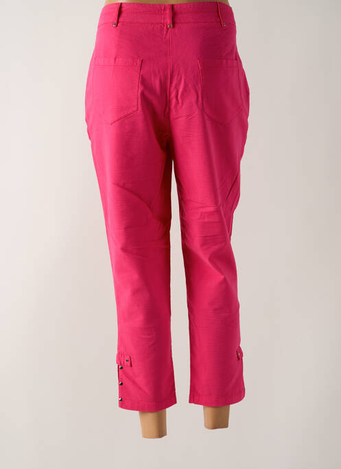 Pantalon trei sferturi roz GUY DUBOUIS femeie