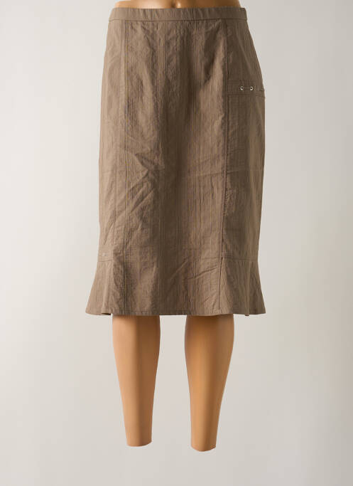 Fustă midi bej GUY DUBOUIS femeie