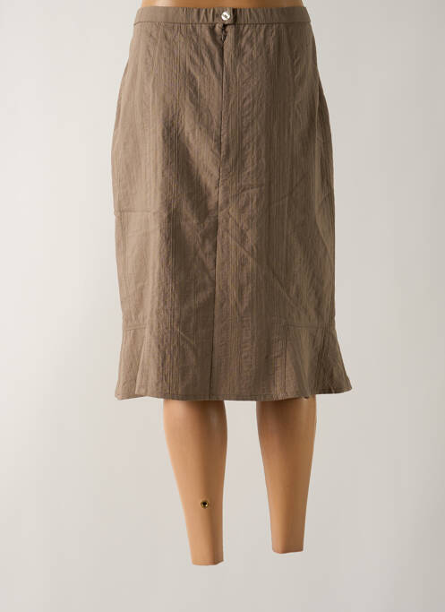 Fustă midi bej GUY DUBOUIS femeie