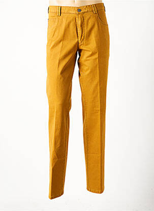 Pantalon slim buzunare galben MEYER femeie