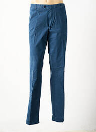 Pantalon slim închidere cu fermoar sub clapetă cu nasturi albastru MEYER homme