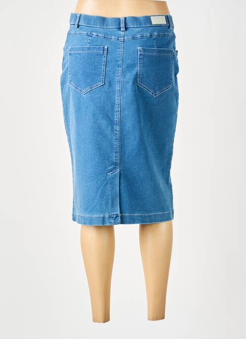 Fustă midi albastru CHRISTINE LAURE femeie