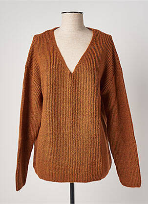 Pulover maro FELINO femeie