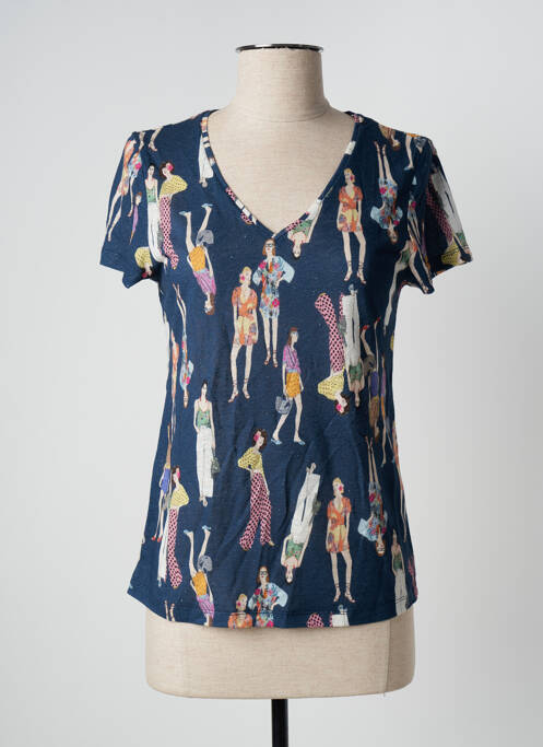 Top albastru FELINO femeie