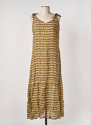 Rochie midi verde FELINO femeie