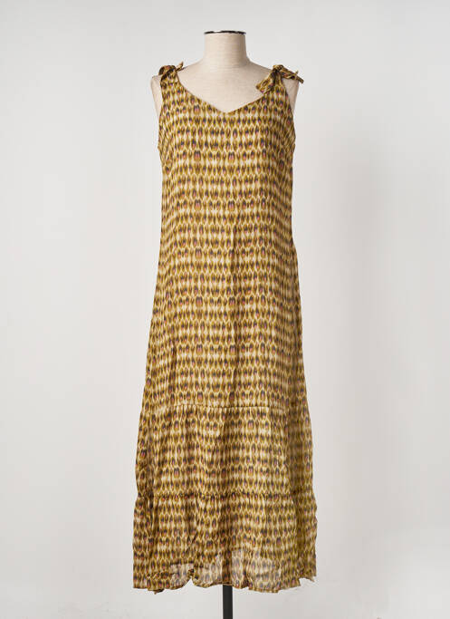 Rochie midi verde FELINO femeie