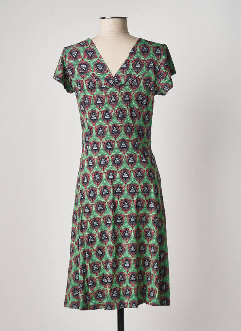 Rochie midi verde FELINO femeie