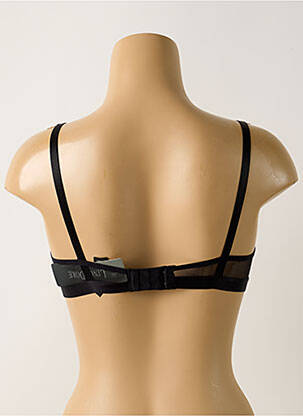 Sutien efect material satinat sutien cupe întregi cu decolteu înalt negru LINGADORE femeie