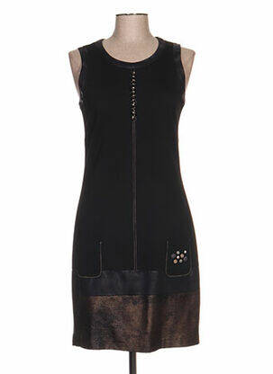 Rochie midi fără mâneci fără mâneci negru MERI & ESCA femeie