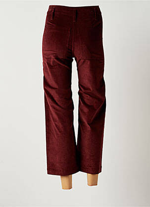 Pantalon 7/8 talie înaltă talie înaltă roșu SKFK femeie