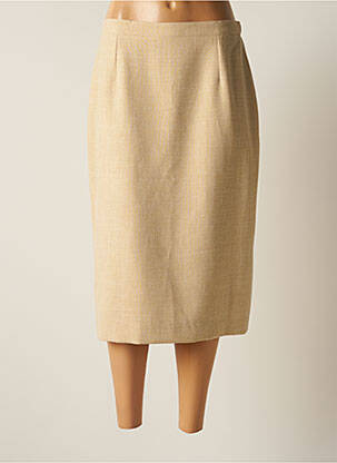 Fustă midi bej NONET femeie