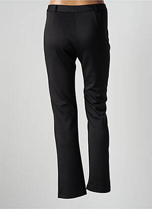 Pantalon slim țesătură poplin mărime normală negru HALOGENE femeie