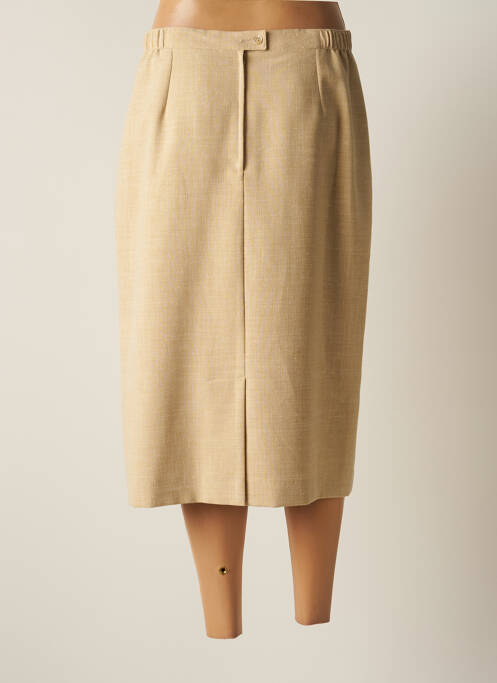 Fustă midi bej NONET femeie