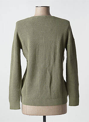 Pulover guler în v mâneci lungi verde ESPRIT femeie