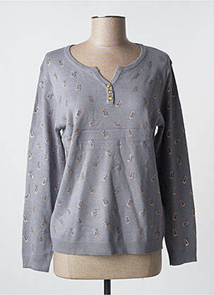 Pulover gri FELINO femeie