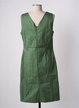 Rochie midi fără mâneci fără mâneci verde FELINO femeie