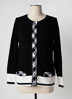 Vestă cu mâneci lungi negru FELINO femeie