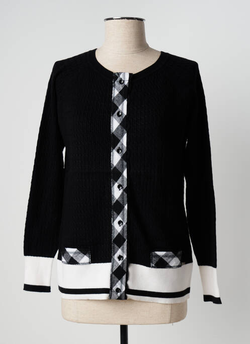 Vestă cu mâneci lungi negru FELINO femeie