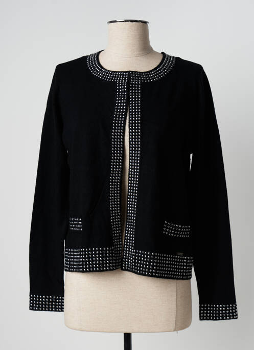 Vestă cu mâneci lungi negru FELINO femeie