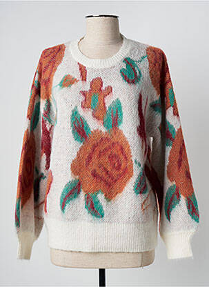 Pulover alb FELINO femeie