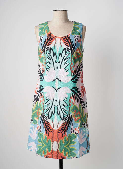 Rochie midi verde FELINO femeie