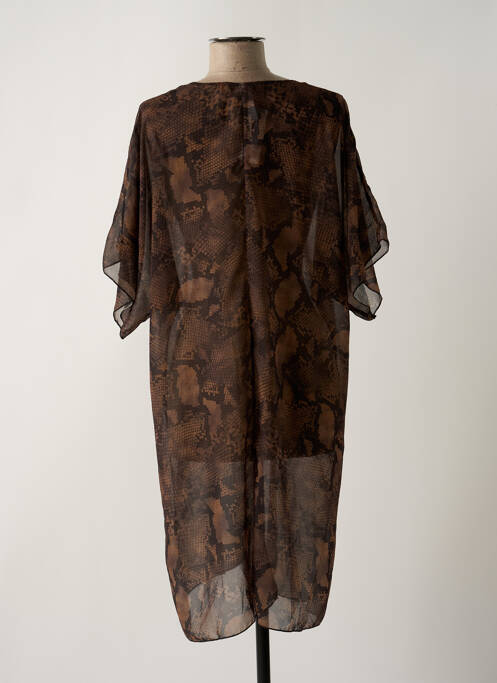 Rochie de plajă maro ANTIGEL femeie