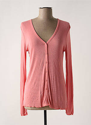 Vestă cu mâneci lungi roz SENORETTA femeie