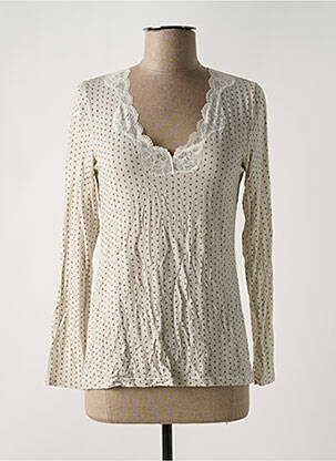 Top bej ANTIGEL femeie