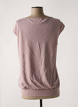 Tricou guler rotund mâneci scurte violet IMPETUS femeie