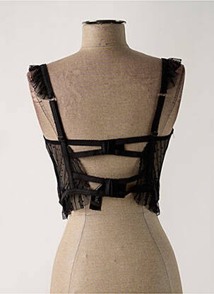 Corset sutien cupe întregi cu decolteu înalt negru LINGADORE femeie