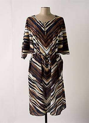 Rochie midi maro CHARMLINE femeie