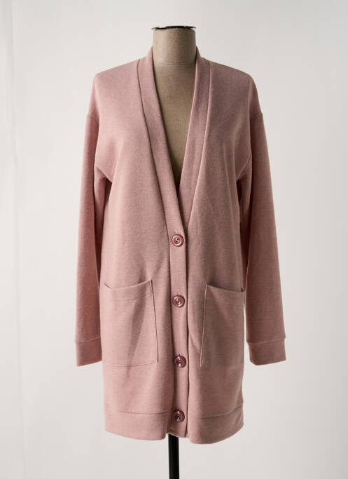 Vestă cu mâneci lungi roz SENORETTA femeie