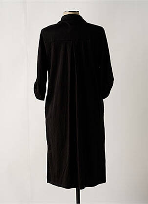 Rochie midi mâneci lungi mâneci lungi negru SCORZZO femeie