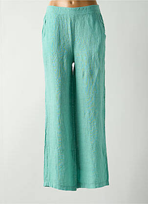 Pantalon larg verde LE BOUDOIR D'EDOUARD femeie