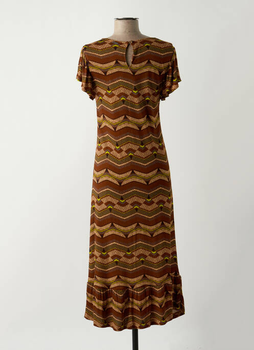 Rochie lungă maro AGATHE & LOUISE femeie