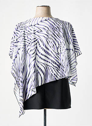 Tunică mâneci scurte guler rotund violet SPG WOMAN femeie