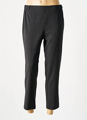 Pantalon 7/8 talie elastică negru SPG WOMAN femeie