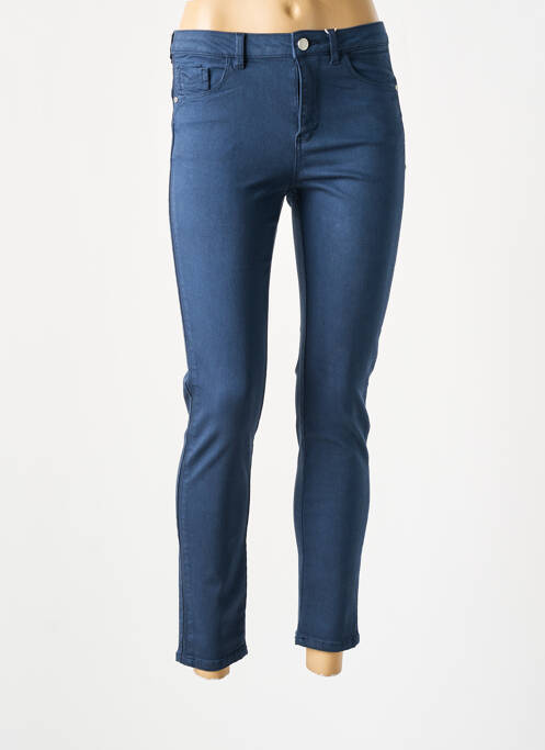 Pantalon slim albastru C'EST BEAU LA VIE femeie