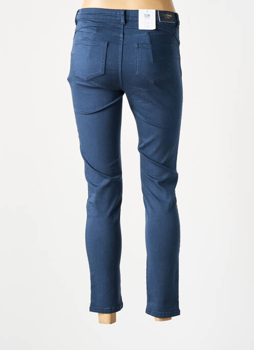 Pantalon slim albastru C'EST BEAU LA VIE femeie
