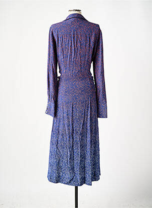 Rochie lungă mâneci lungi mâneci lungi albastru TOMMY HILFIGER femeie